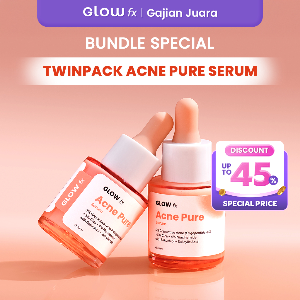 GLOW fx BEAUTY [Twin Pack] Acne Pure Serum 20mL x 2 Pcs