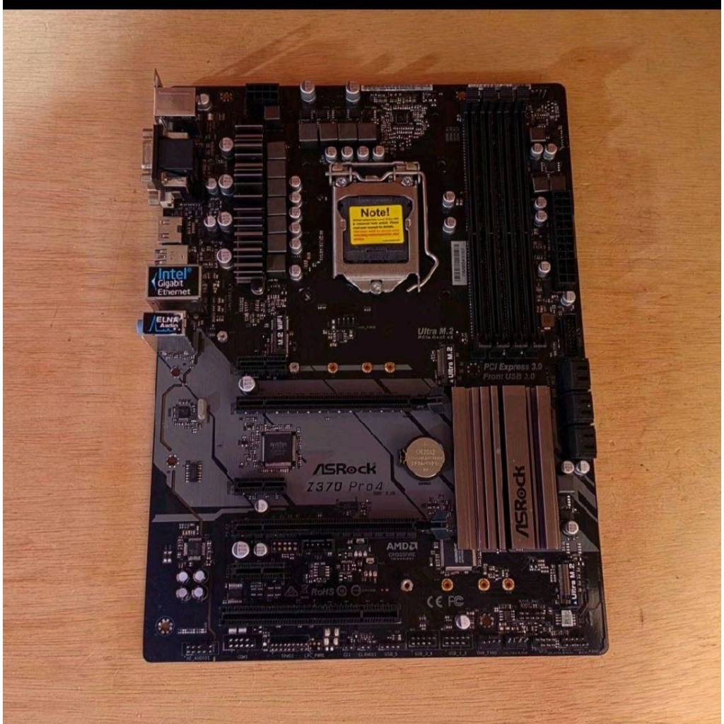 MOBO/MOTHERBOAD ASROCK Z370 PRO 4, LGA 1151, NVME/M2.SATA, 4 SLOT RAM DDR4,GEN 8 GEN 9