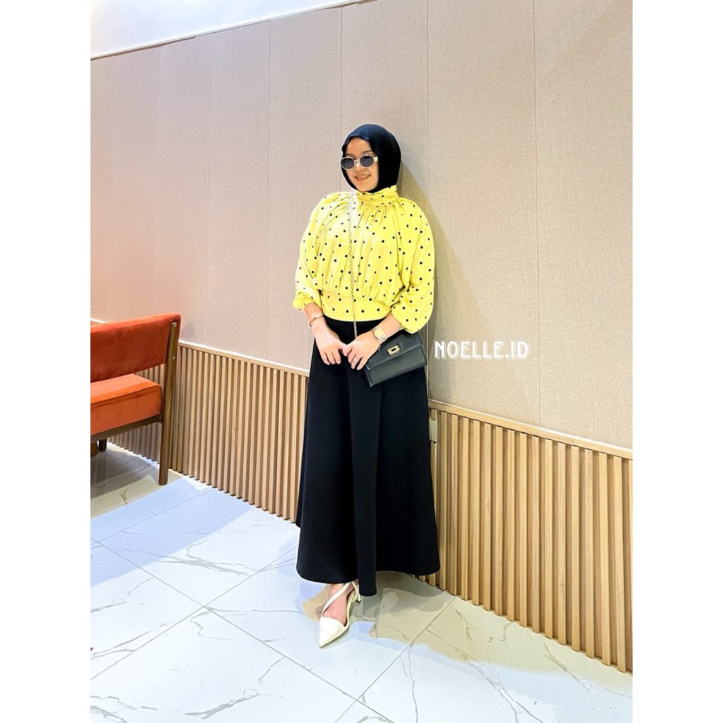 NOELLE - POLKA BLOUSE - Atasan Wanita Motif Polkadot Terbaru