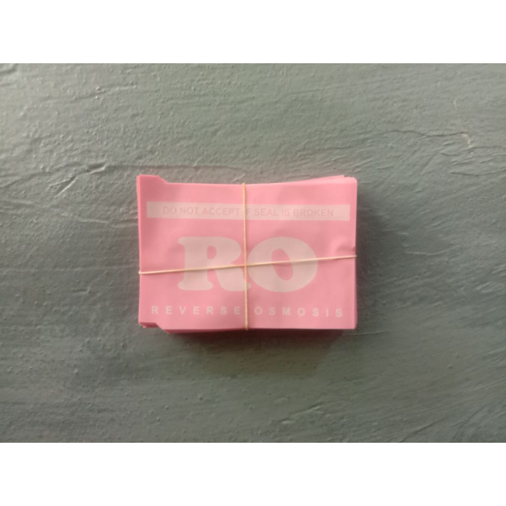 Segel Galon RO PINK isi 1000 Lembar /segel RO