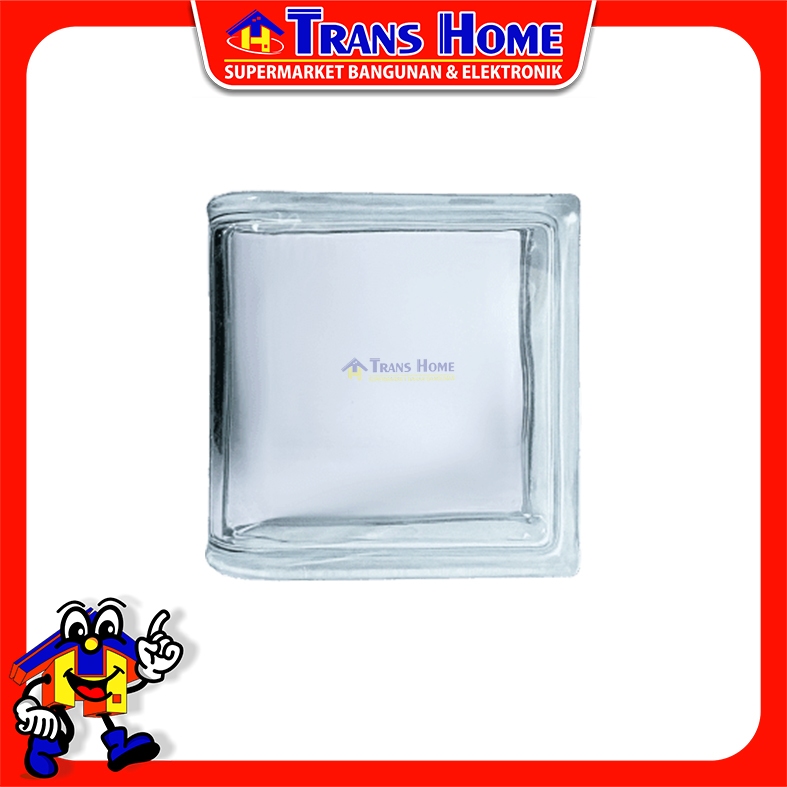 GLASS BLOCK MULIA CLEAR END BLOCK (MULIA_GB )