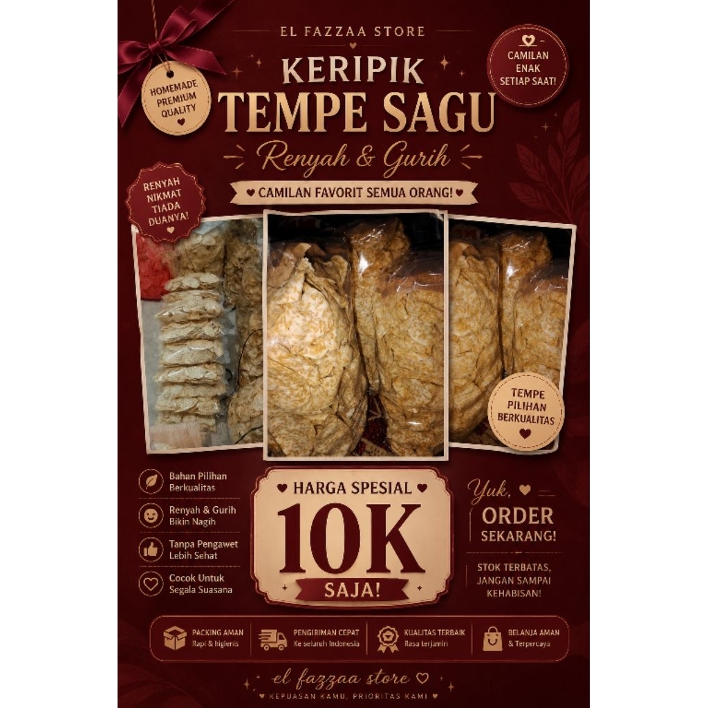 keripik tempe dan keripik tempe sutra snack kiloan