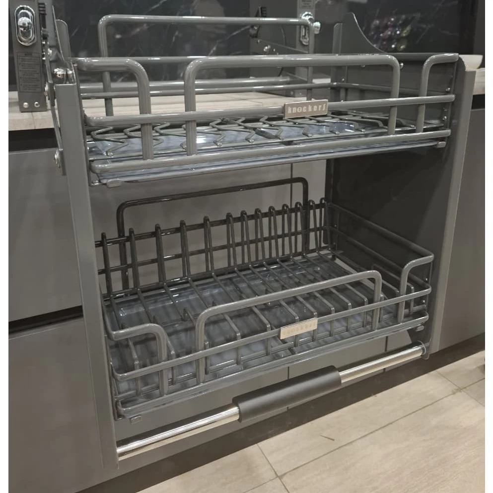 Knockers Elevator Dish Rack Adjustable Oval Iron