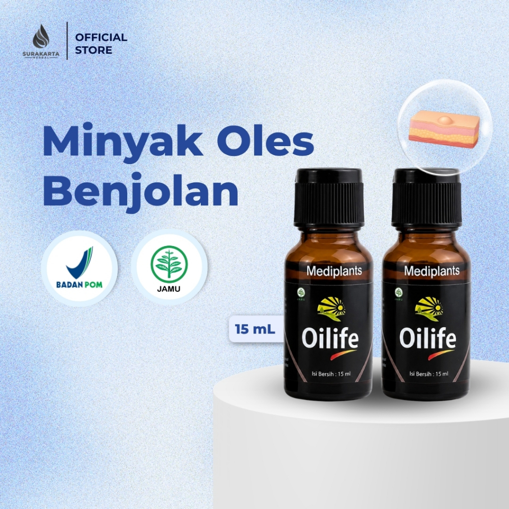 OILIFE Obat Herbal Benjolan Paket Isi 2 Botol