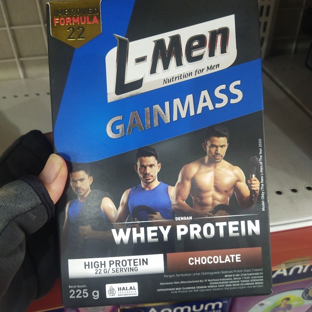 susu L Men Gainmass 225 gram cokelat