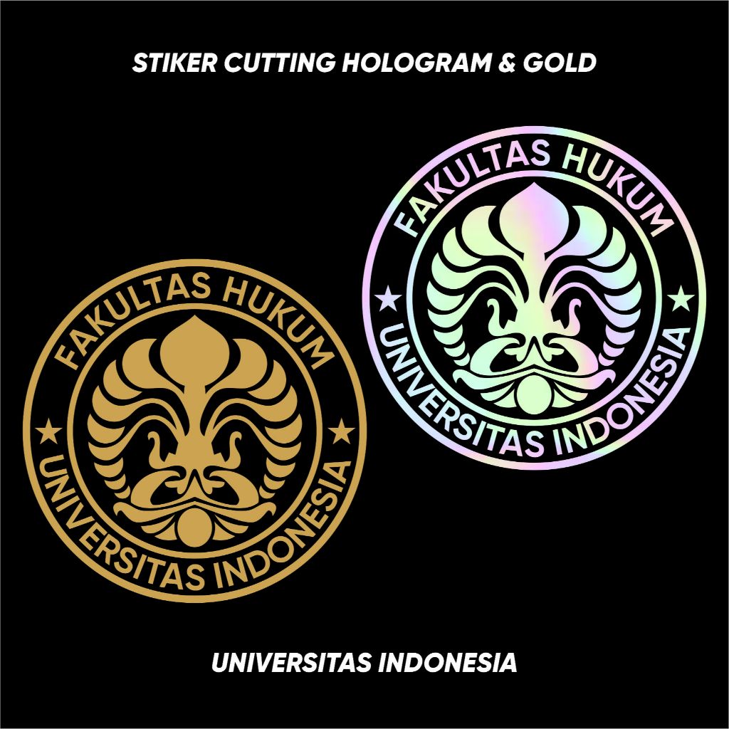 stiker cutting kampus UI