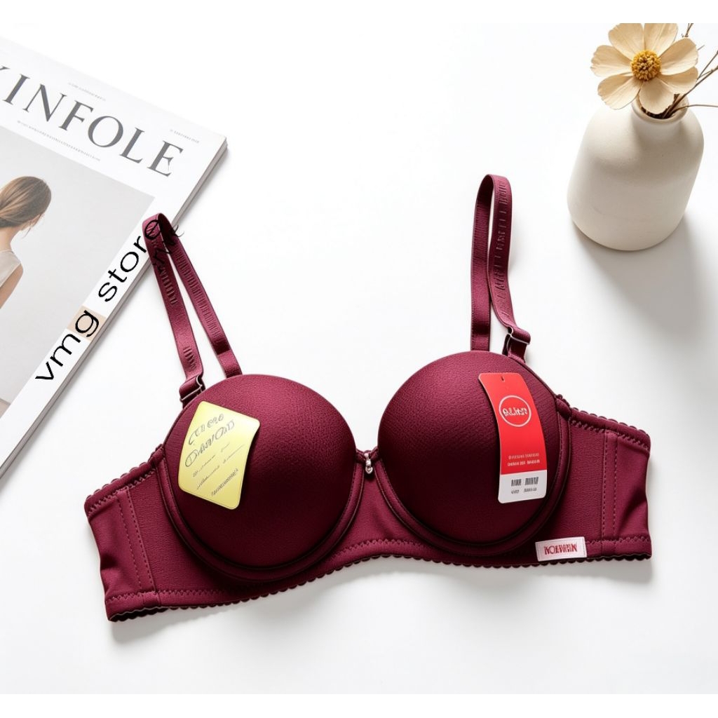 Bra Miss lily Bra 9853 Bra kawat cup A kancing 2 ukuran 34.36.38.40