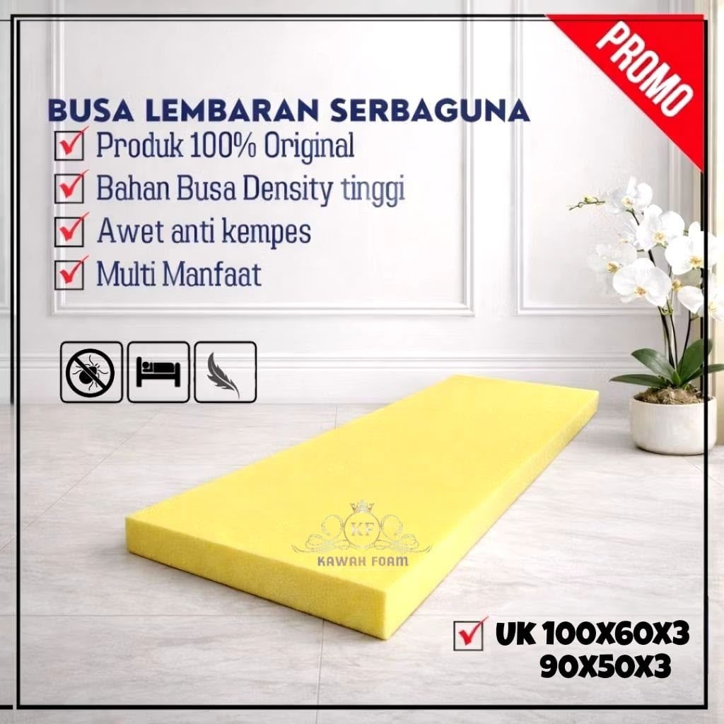 Bisa lembaran bisa alas setrika busa INOAC Asli Busa serbaguna