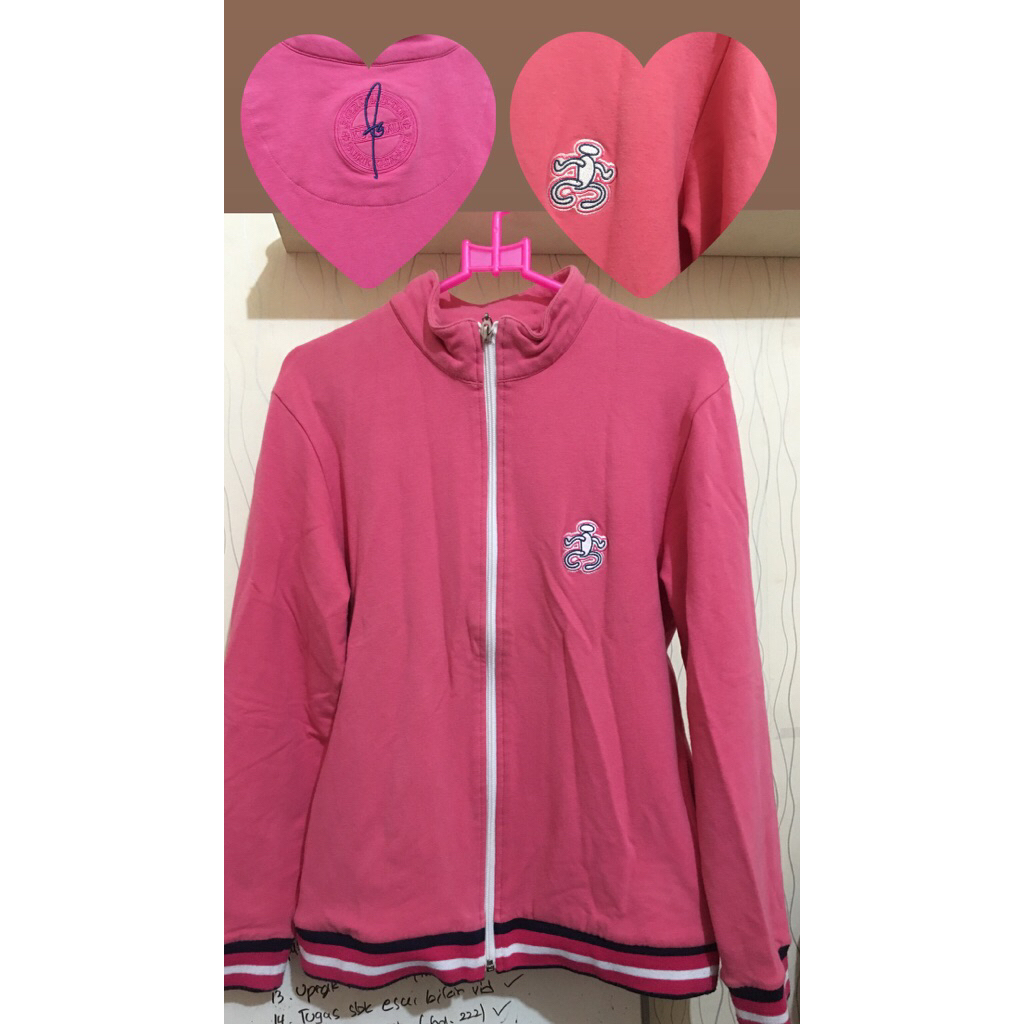 Preloved Makassar! Jaket wanita Joger Bali Pink Preloved