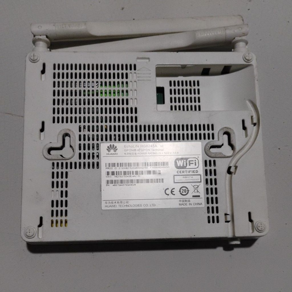 modem router Huawei echolife HG8245A v2