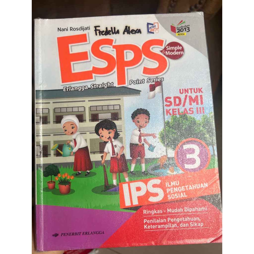 Buku IPS 3(Ilmu Pengetahuan Sosial) ESPS