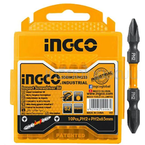 Mata Obeng Impact Screwdriver Bit PH2 Plus INGCO SDBIM21PH233