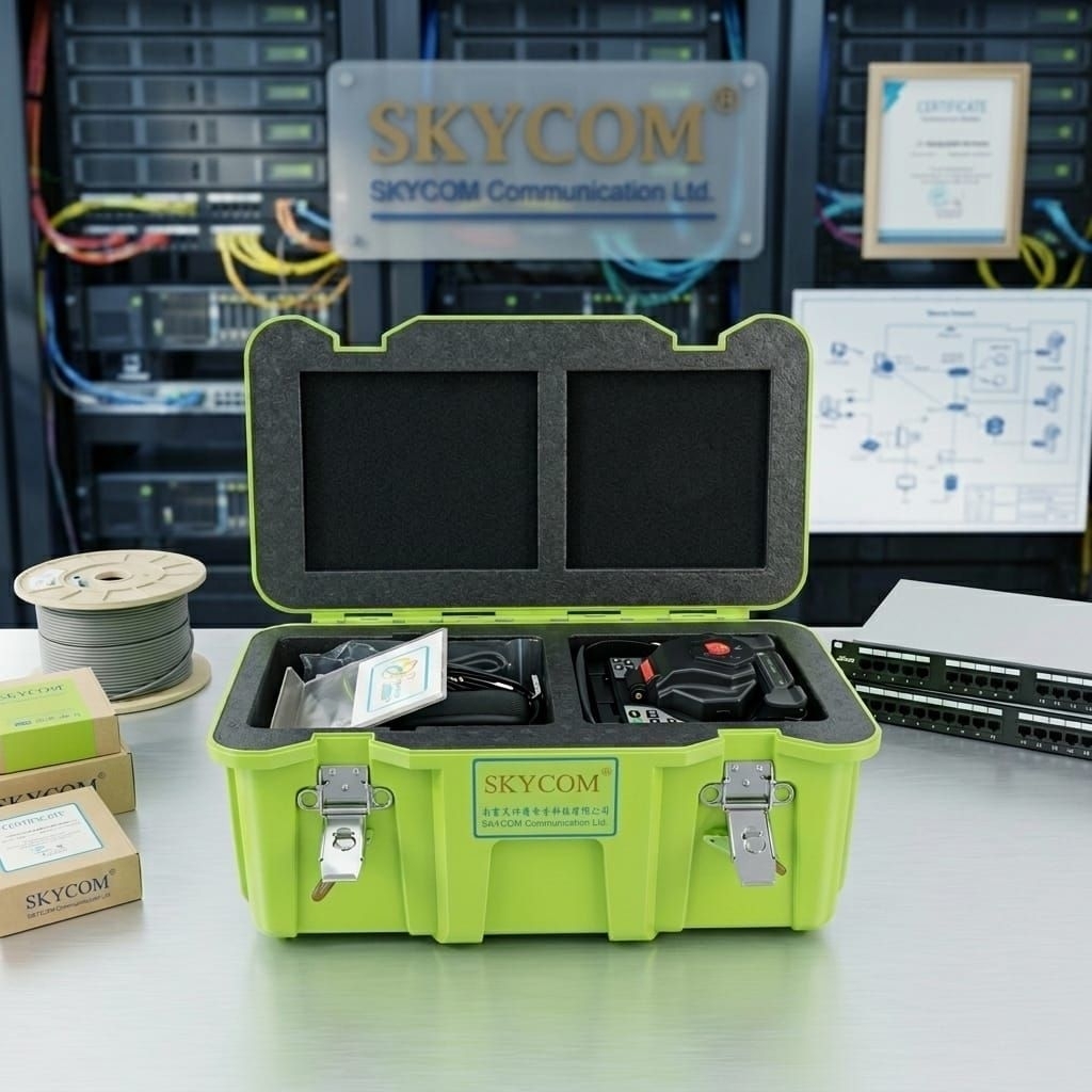 SKYCOM Fusion Splicer T208 Optical Fusion Splicer Splicing Machine