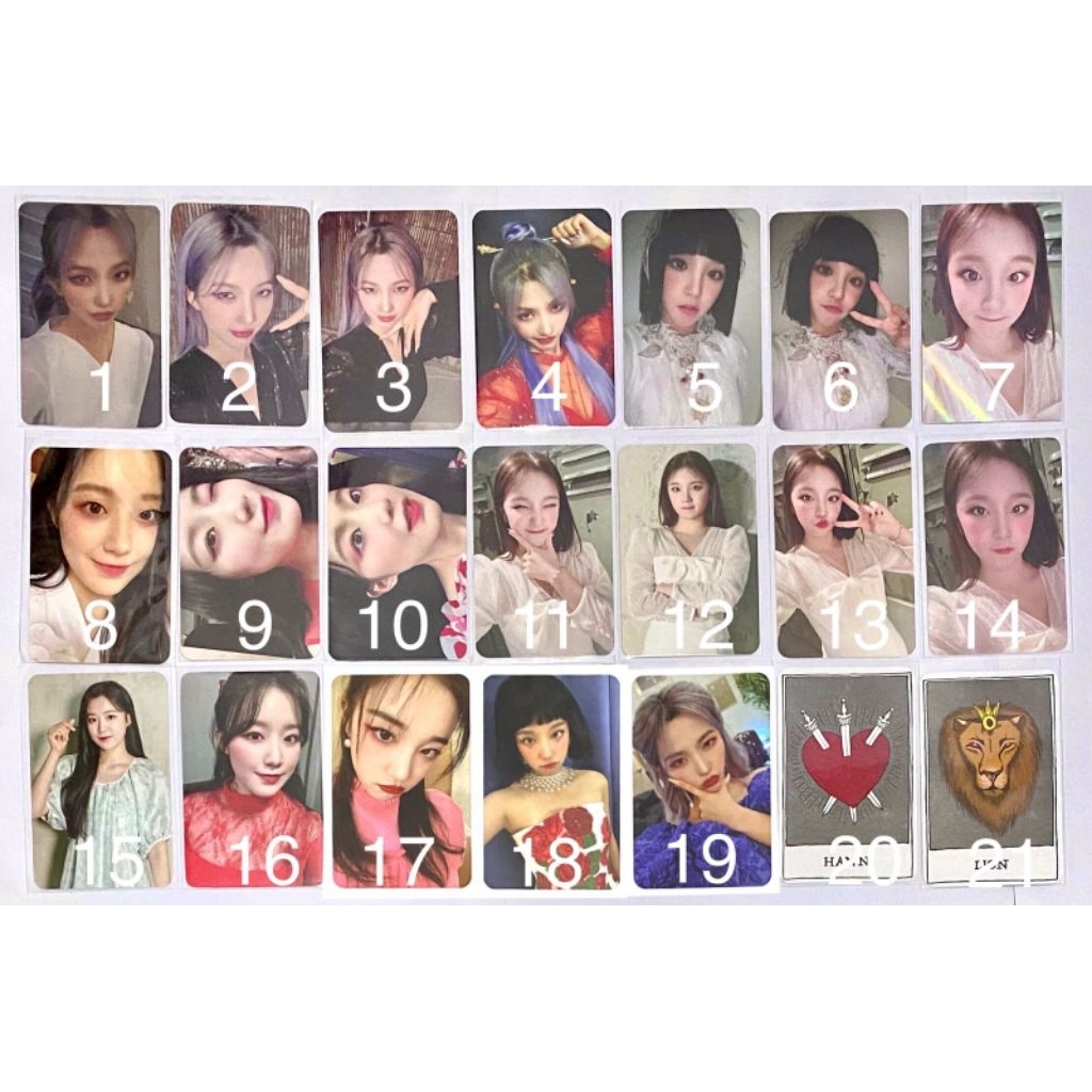 i-dle official pc photocard i burn album pob miyeon minnie soyeon yuqi shuhua gidle (g)i-dle g-idle