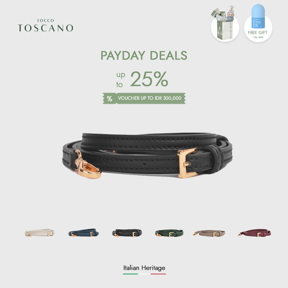 Tocco Toscano - Iduna 10mm Adjustable Bag Strap
