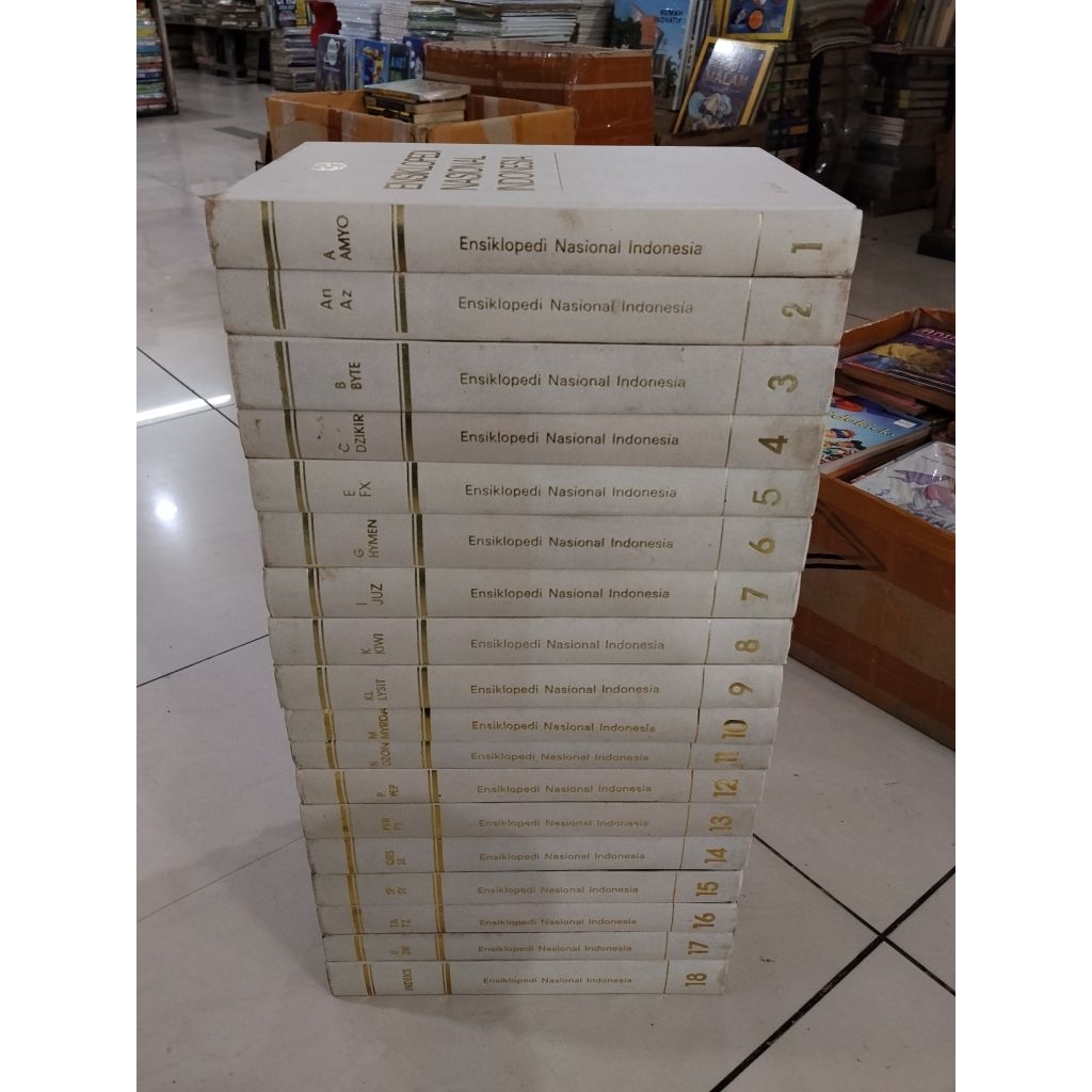 Buku ENSIKLOPEDI NASIONAL INDONESIA 1-18