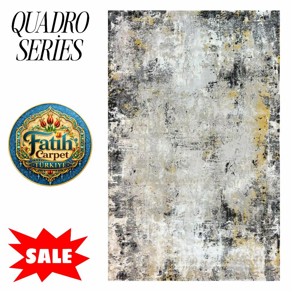 Karpet Minimalis Quadro Import Turki - 8786A