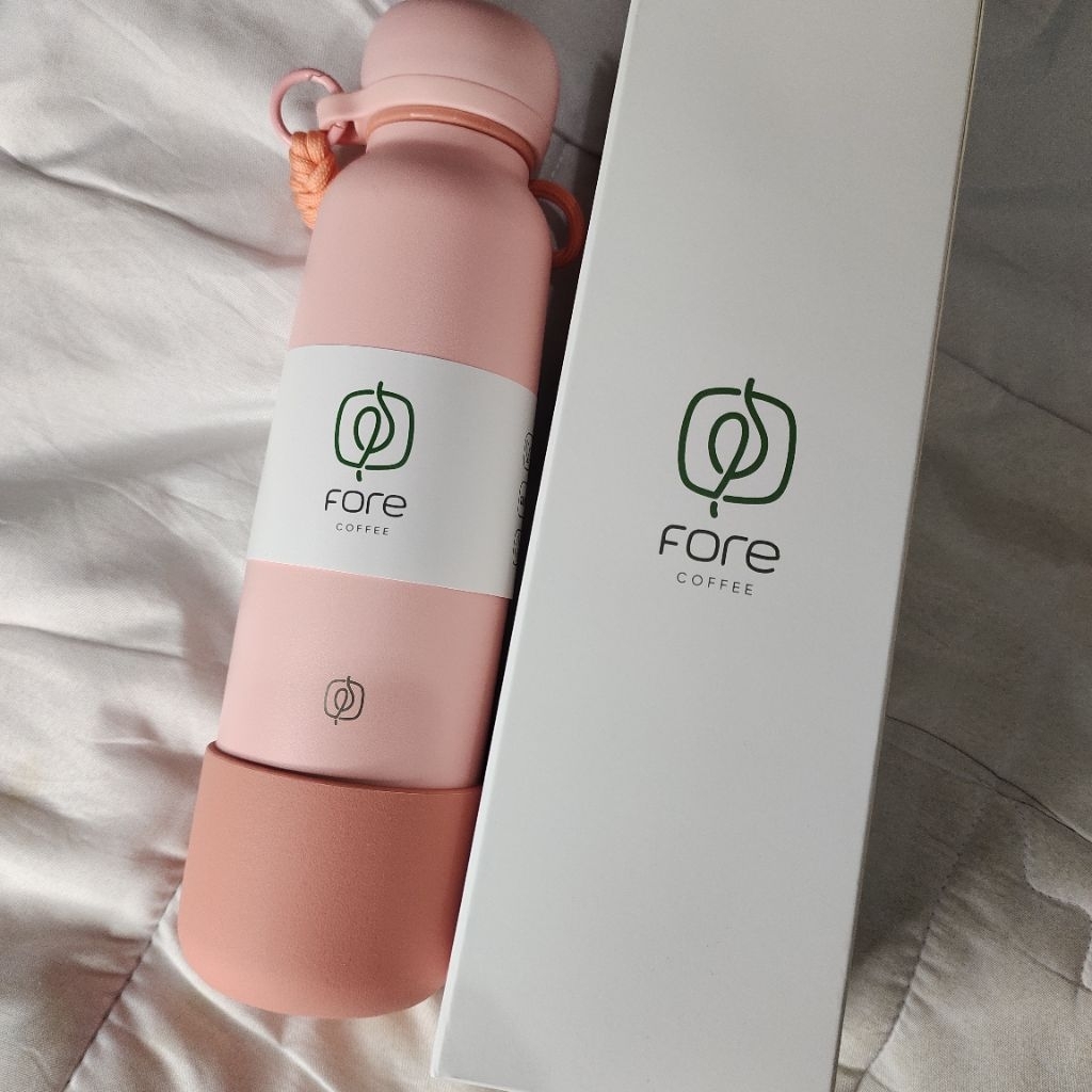 [new] tumbler fore coffee - blossom pink 25oz