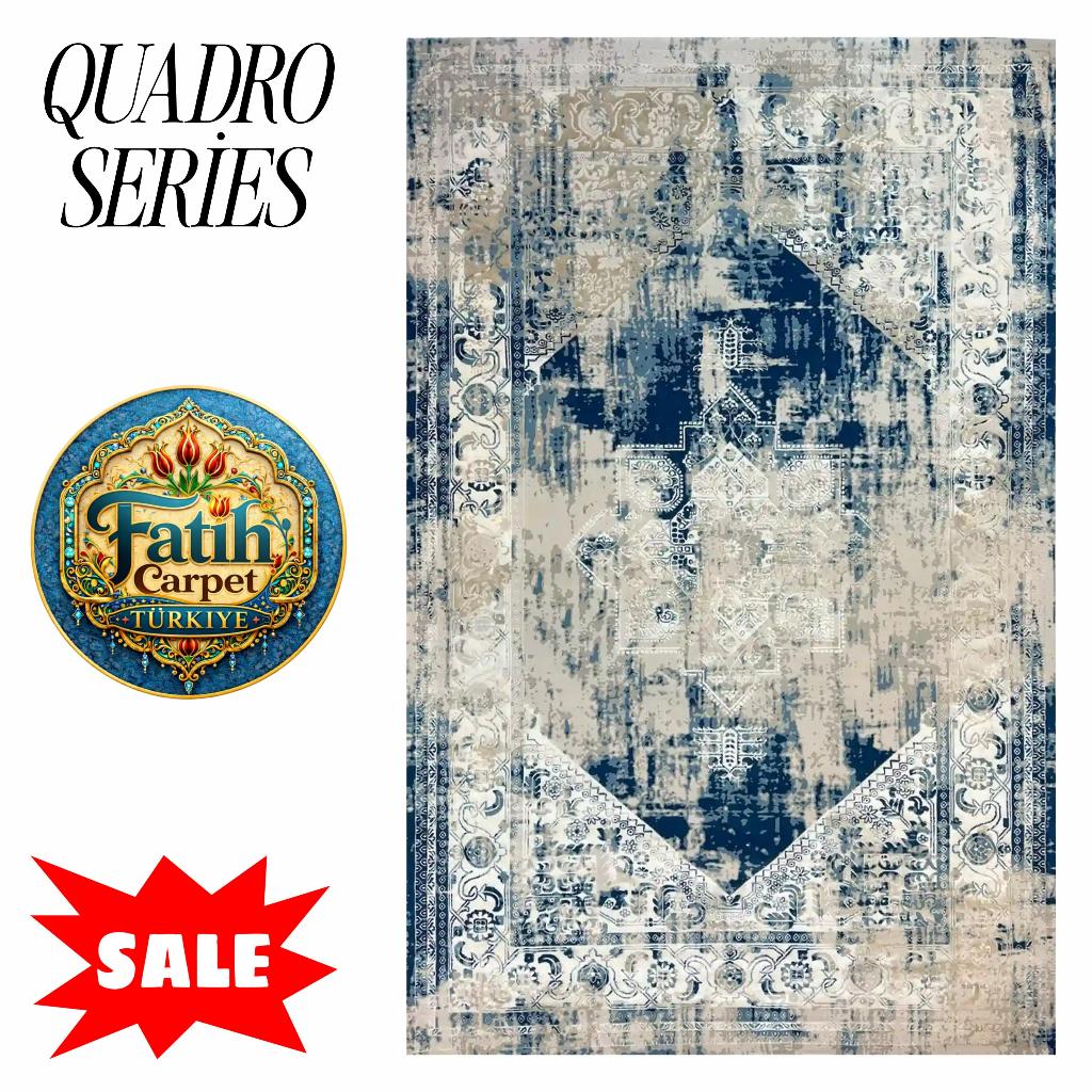 Karpet Minimalis Quadro Import Turki - 8783A