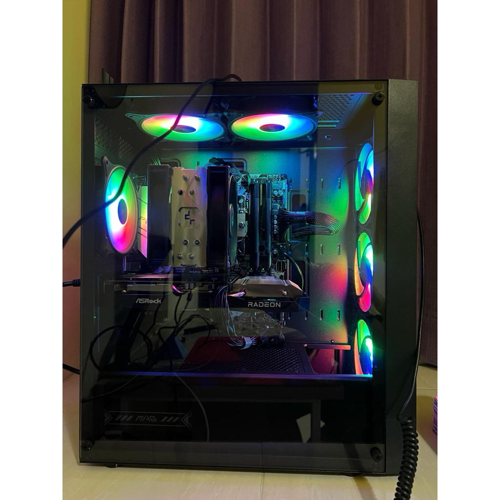 RYZEN 5 5600 RX 6600 32GB/1TB RAKITAN PC GAMING