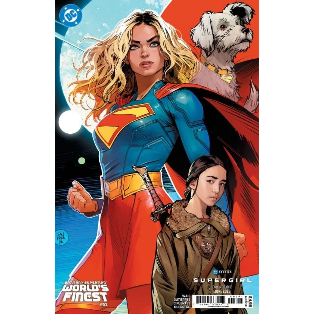 Batman / Superman: World's Finest #52 Cover D Dan Mora Supergirl Movie Variant