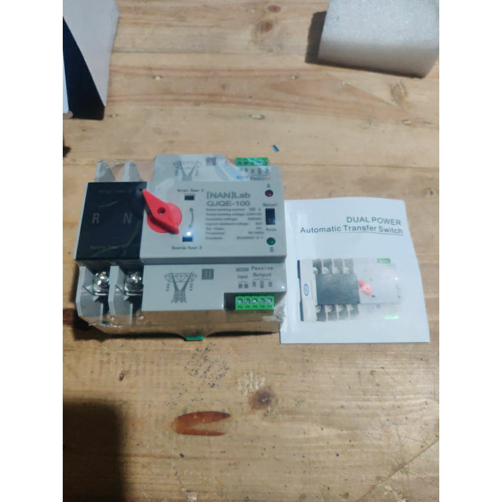 ATS  100A.Automatic Transfer Switch Saklar Otomatis PLN Genset Inverter Saklar Pindah Otomatis ATS 1