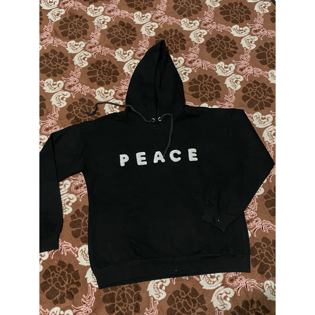 hoodie hitam pekat pl