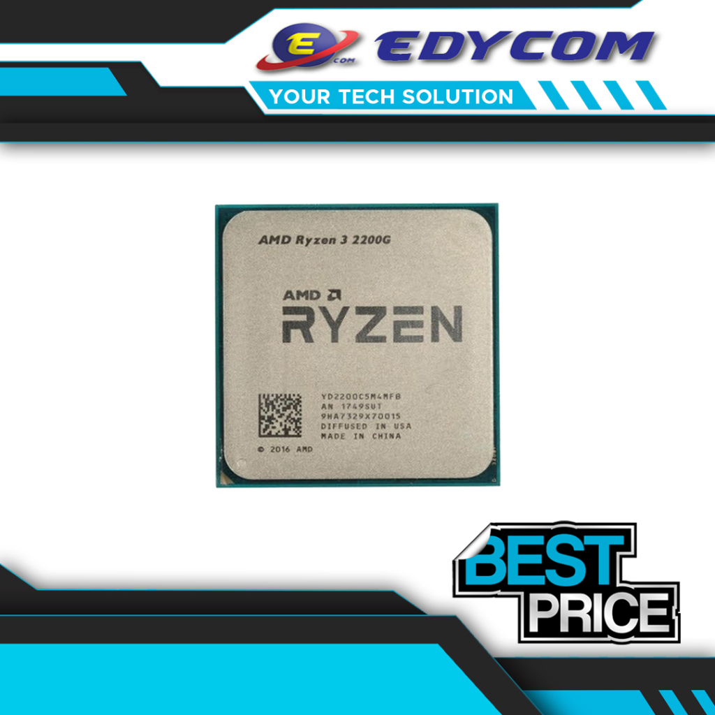 PROCESSOR AMD RYZEN 3 2200G TRAY SOCKET AM4