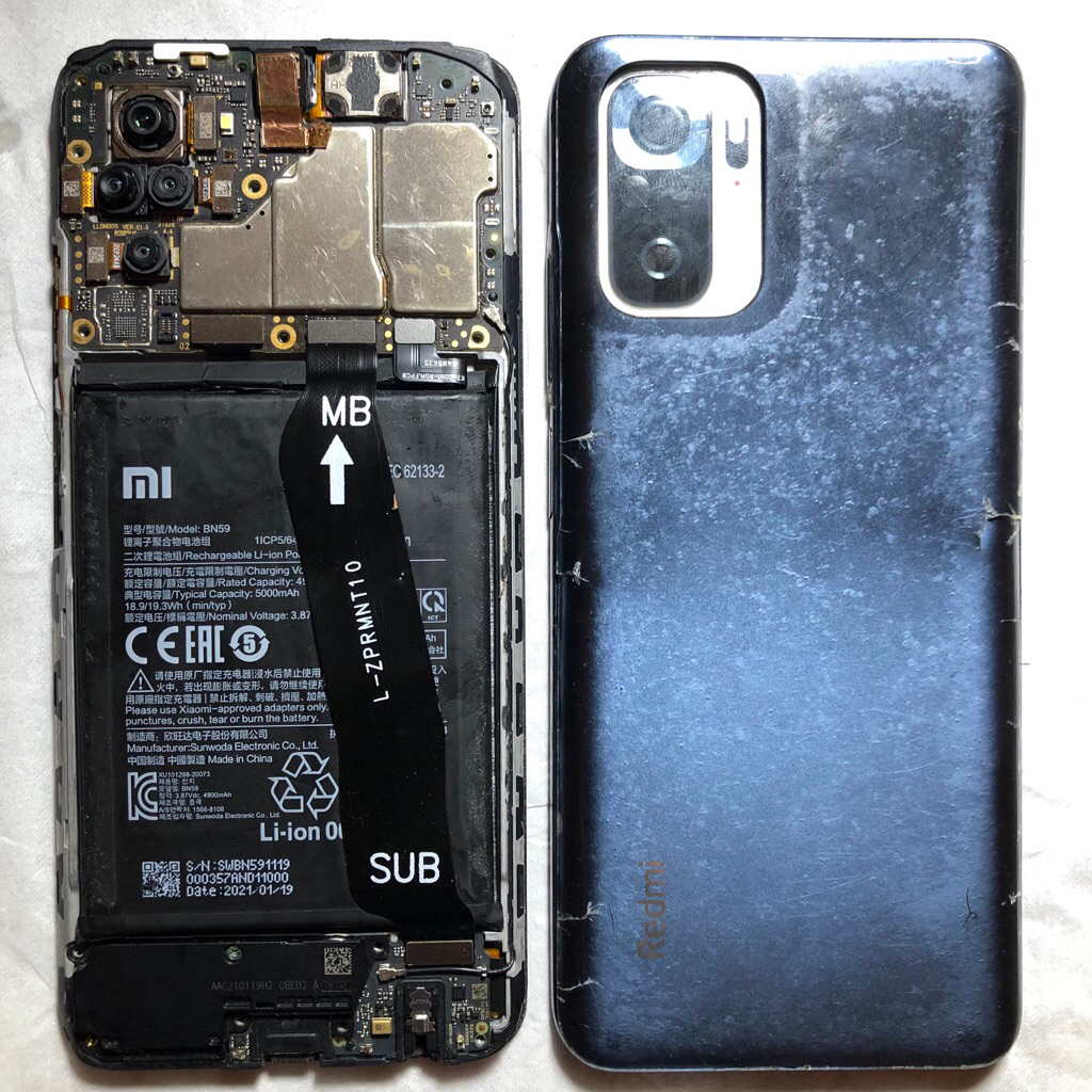 Redmi note 10 matot