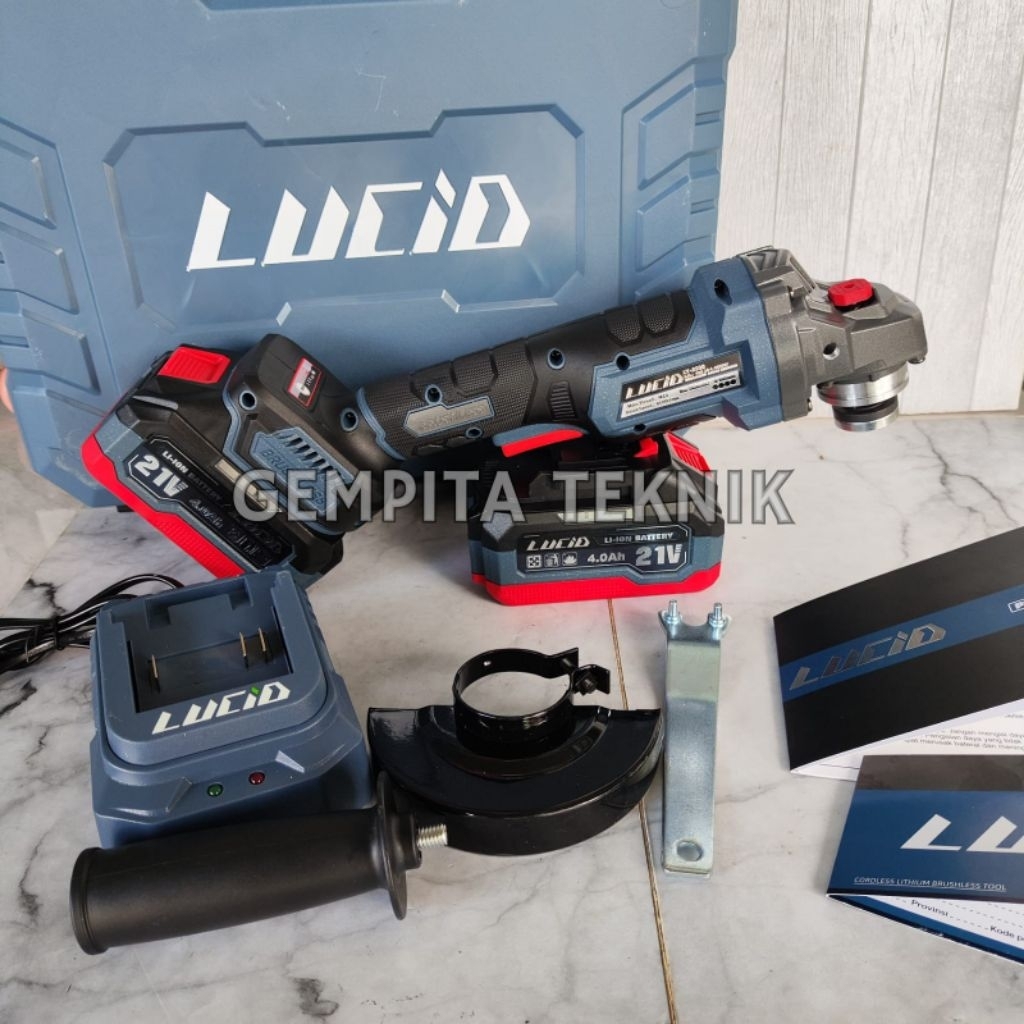 Lucid LY8500 gerinda cordless lucid ly8500 gerinda baterai lucid brushlese grinder LY-8500