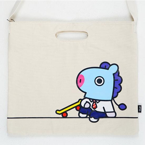Mang BTS BT21 Official Daily Character Canvas Eco Bag OFFICIAL BT21 BAG Original Product - MANG