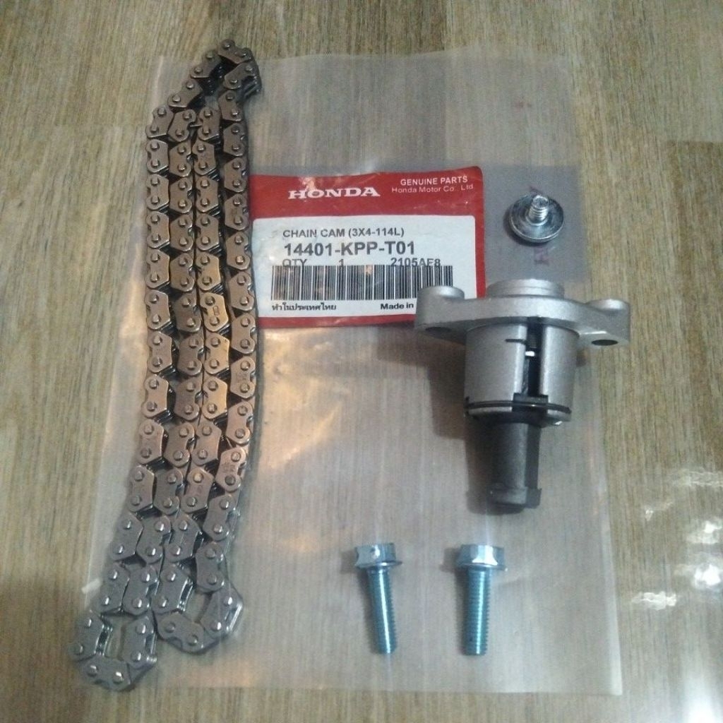rantai keteng/kamprat motor cb150r + tonjokan keteng thailand