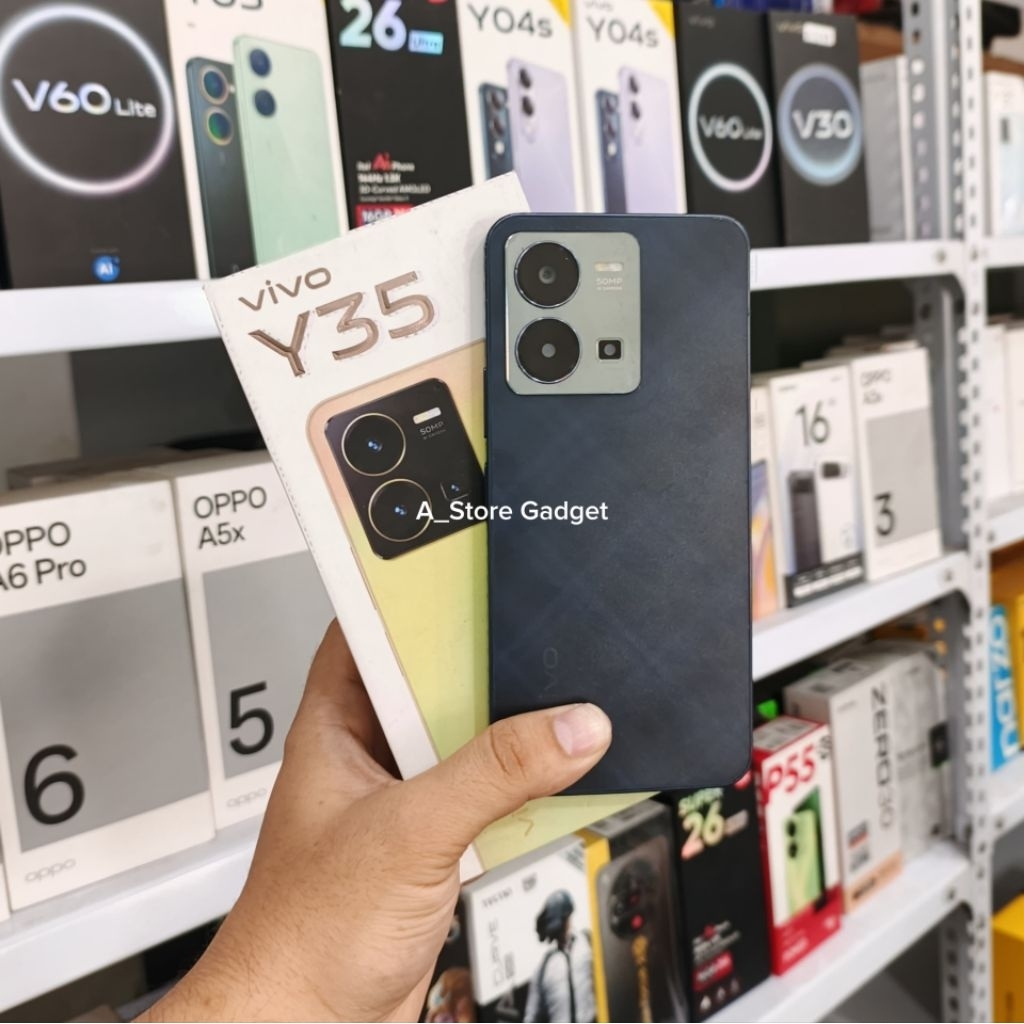 VIVO Y35 8/128 SECOND FULLSET ORIGINAL