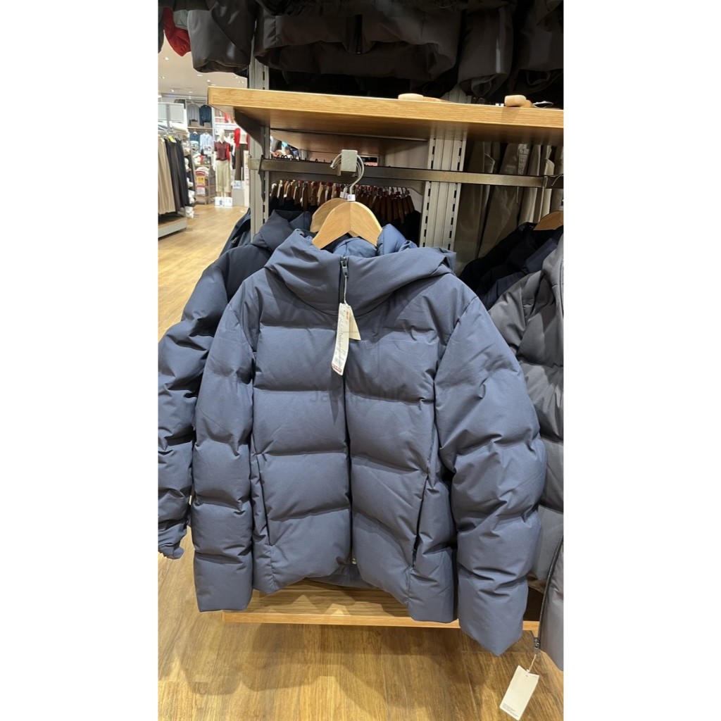 Jastip Uniqlo Jaket Parka Seamless Down Pria Hangat Bulu Angsa Original Jepang