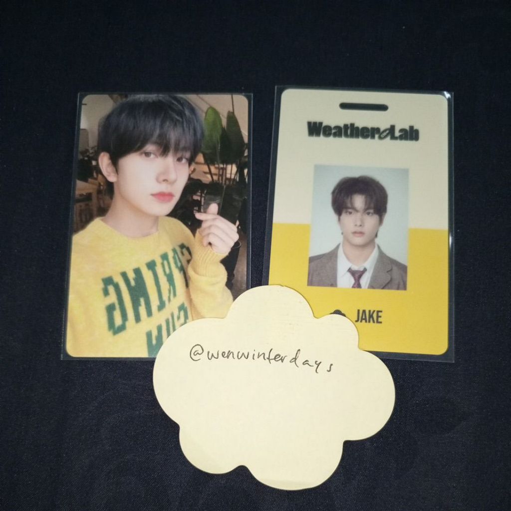 heeseung jake season greeting 2022 Id card sg22 weather lab photocard enhypen pc only