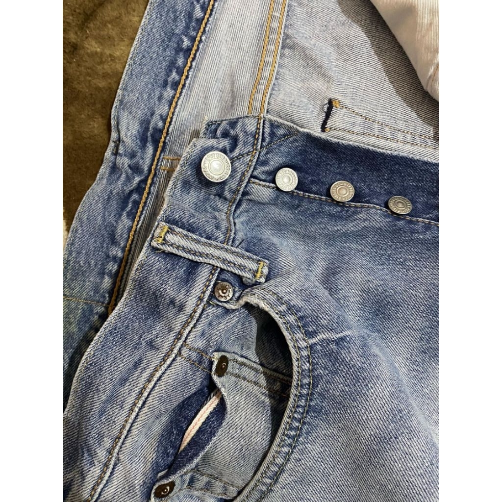 celana levis 501s selvedge size 32