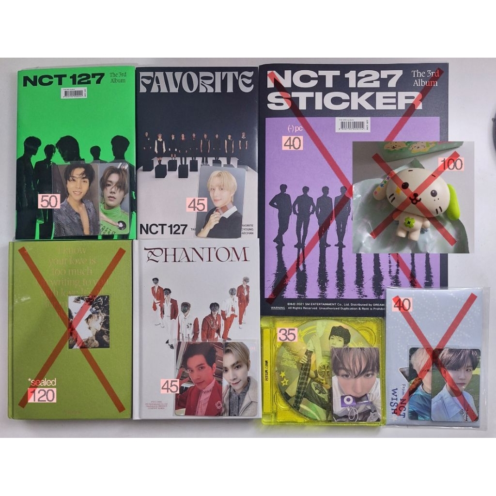 buku besar & kecil nct wayv + pocket doll ryonryon