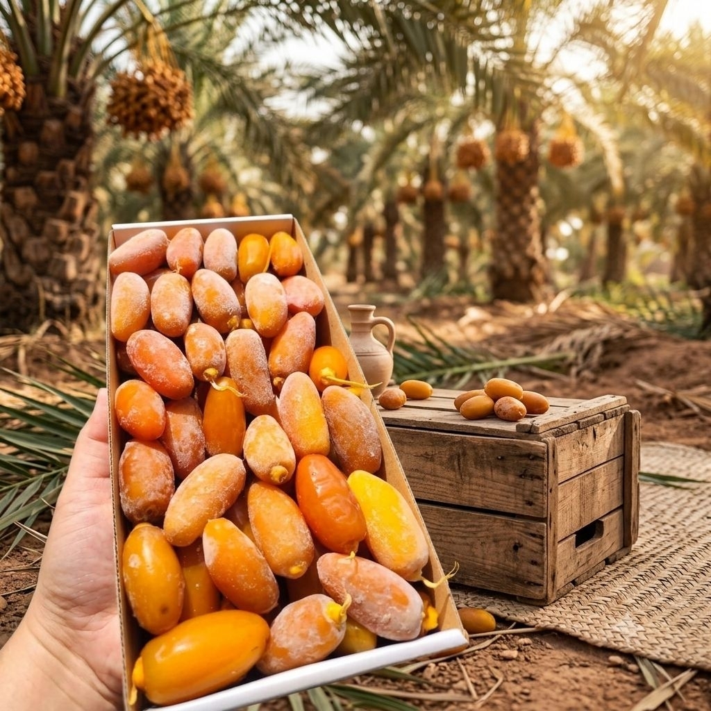 KURMA MUDA FRESH SETENGAH MATANG 1KG