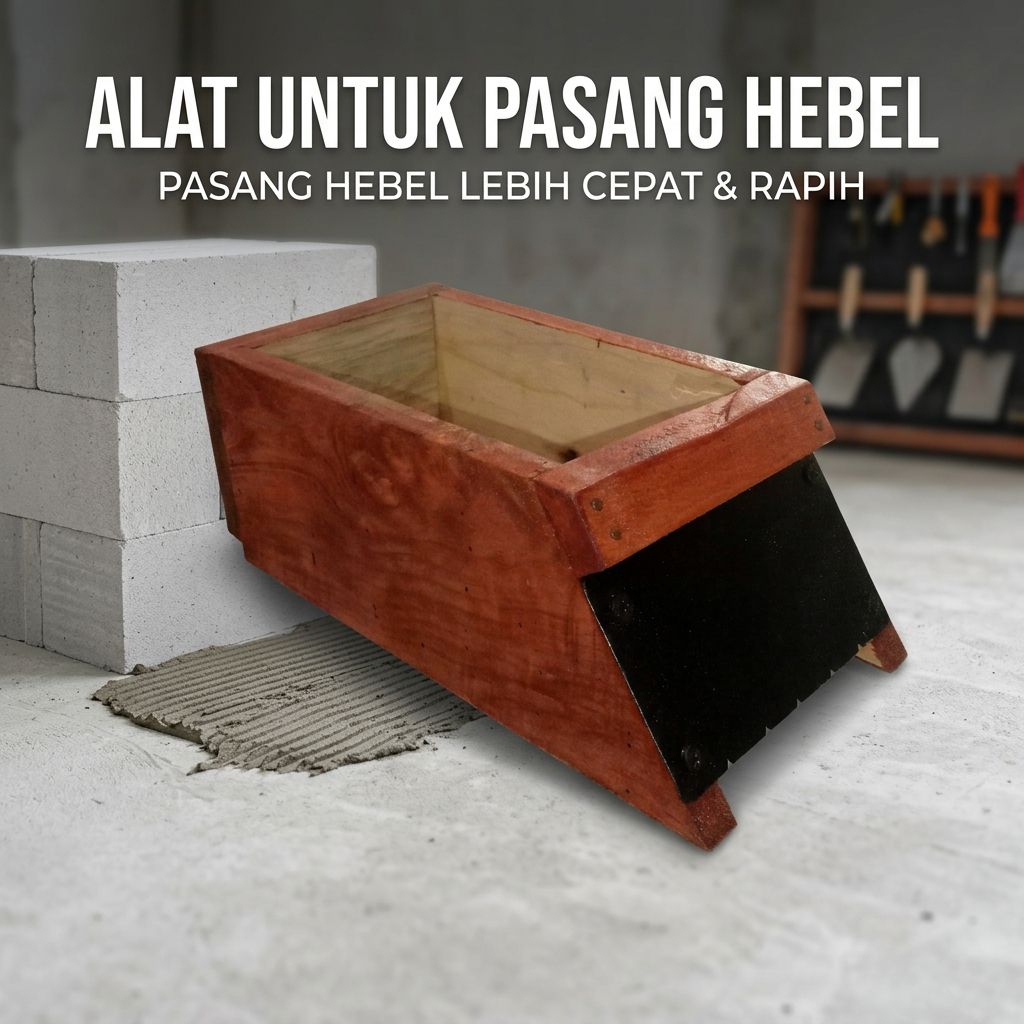 ALAT PASANG BATU HEBEL ATAU BATA RINGAN PANJANG 25CM LEBAR 10CM TINGGI 10CM