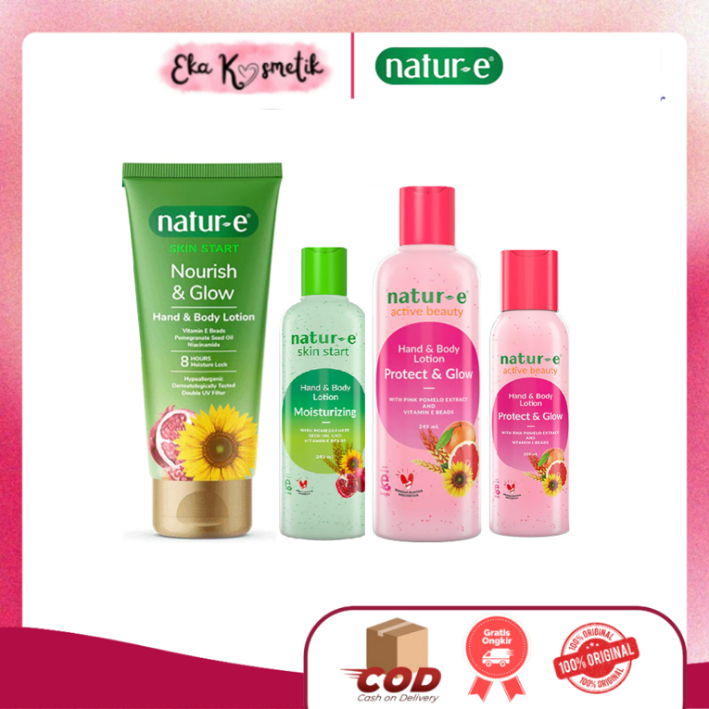 NATUR-E Body Lotion All Variant & Size / EKA KOSMETIK