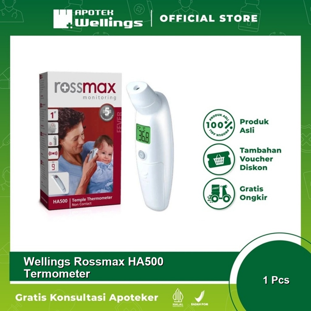 Wellings Rossmax HA500 Termometer Non Contact