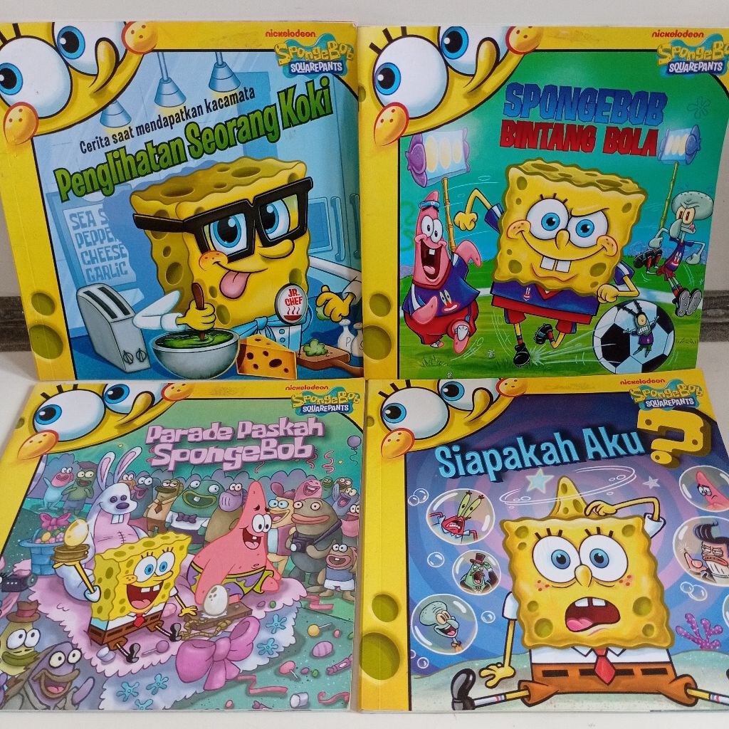 Buku Komik Warna Spongebob SquarePants