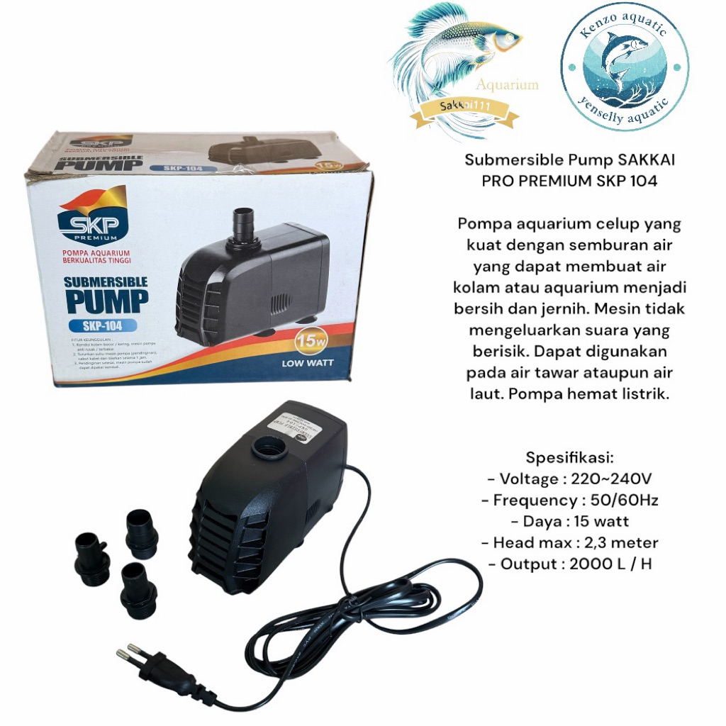 Submersible Water Pump - Pompa Air Celup SKP - 104
