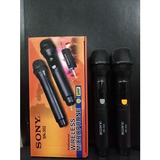 Mic Sony SN-302 Double Wireless/Mic tanpa kabel