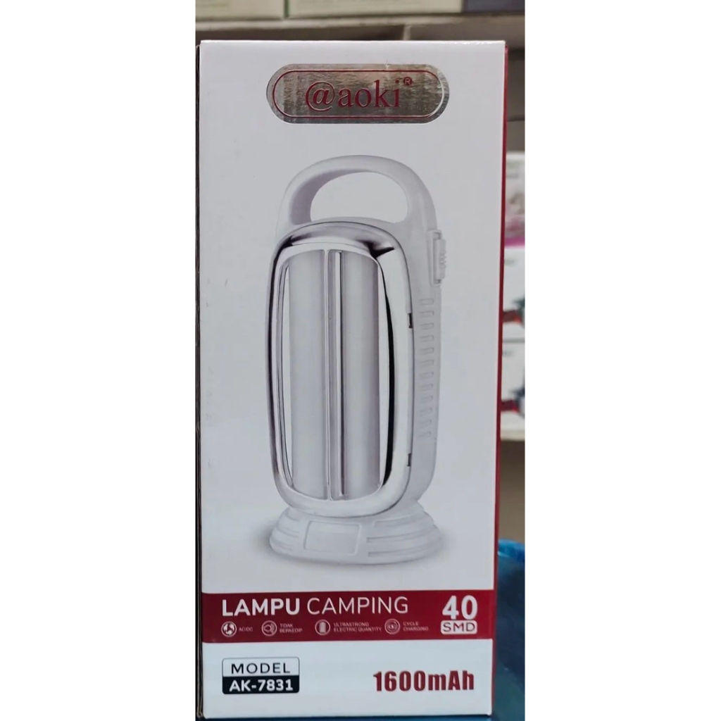 Lampu Emergency AOKI AK-7831 LED Rechargeable