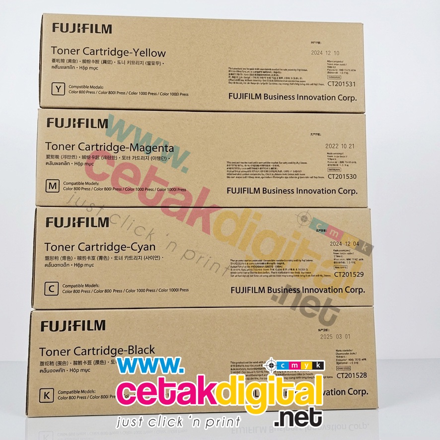 Toner C800 C1000 Press Fujifilm Fuji Xerox Asli Ex AG