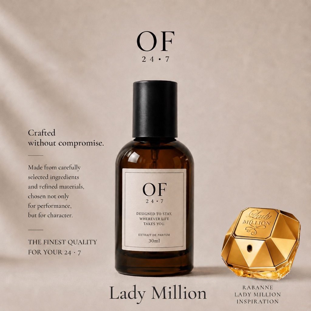 Parfum Lady Million Dupe by Scent OF 24/7 - Parfum Women - Extrait De Parfume