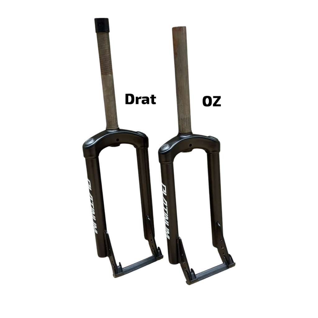 Fork Oversize Bmx Platinum Fighter 20" Hitam Doff Besi