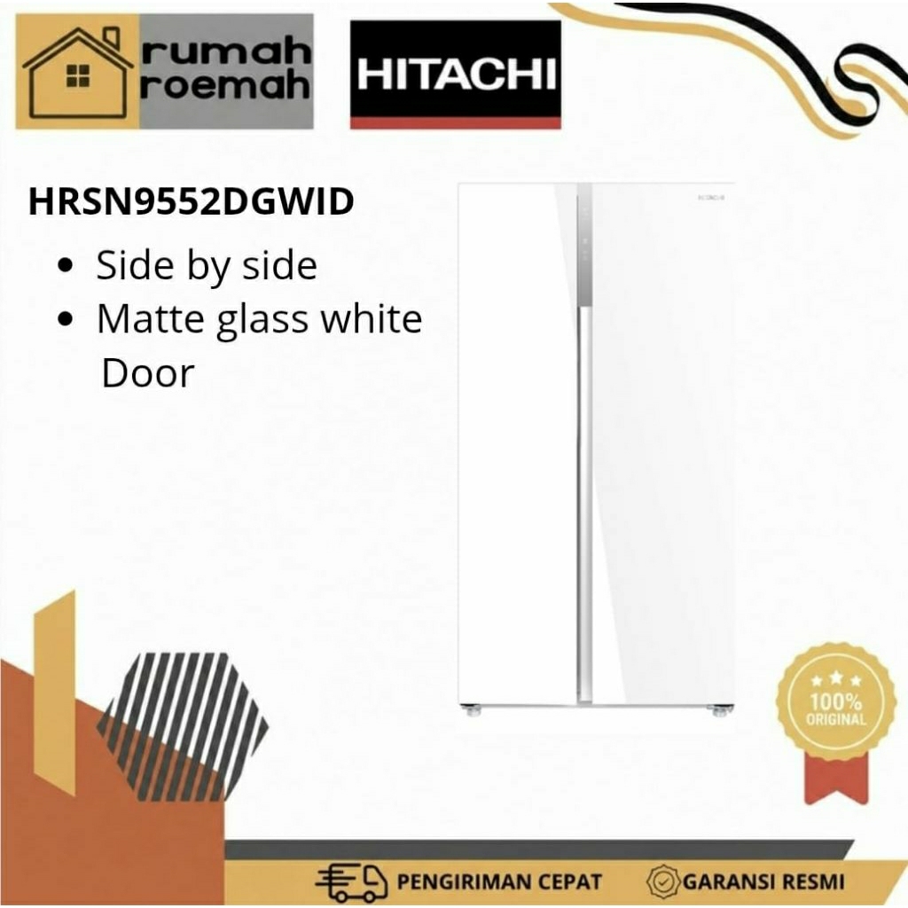 Kulkas Hitachi Side by Side HRSN9552DGWID