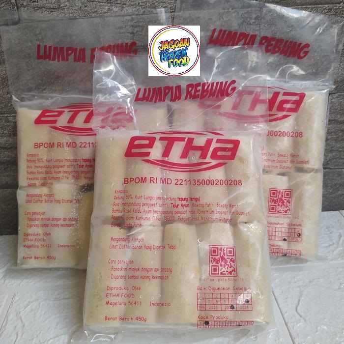 Etha Lumpia Rebung 450 Gr Isi 10